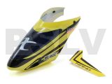 BLH3318  	 Blade Nano CP X Complete Canopy w/Vertical Fin (Yellow) 